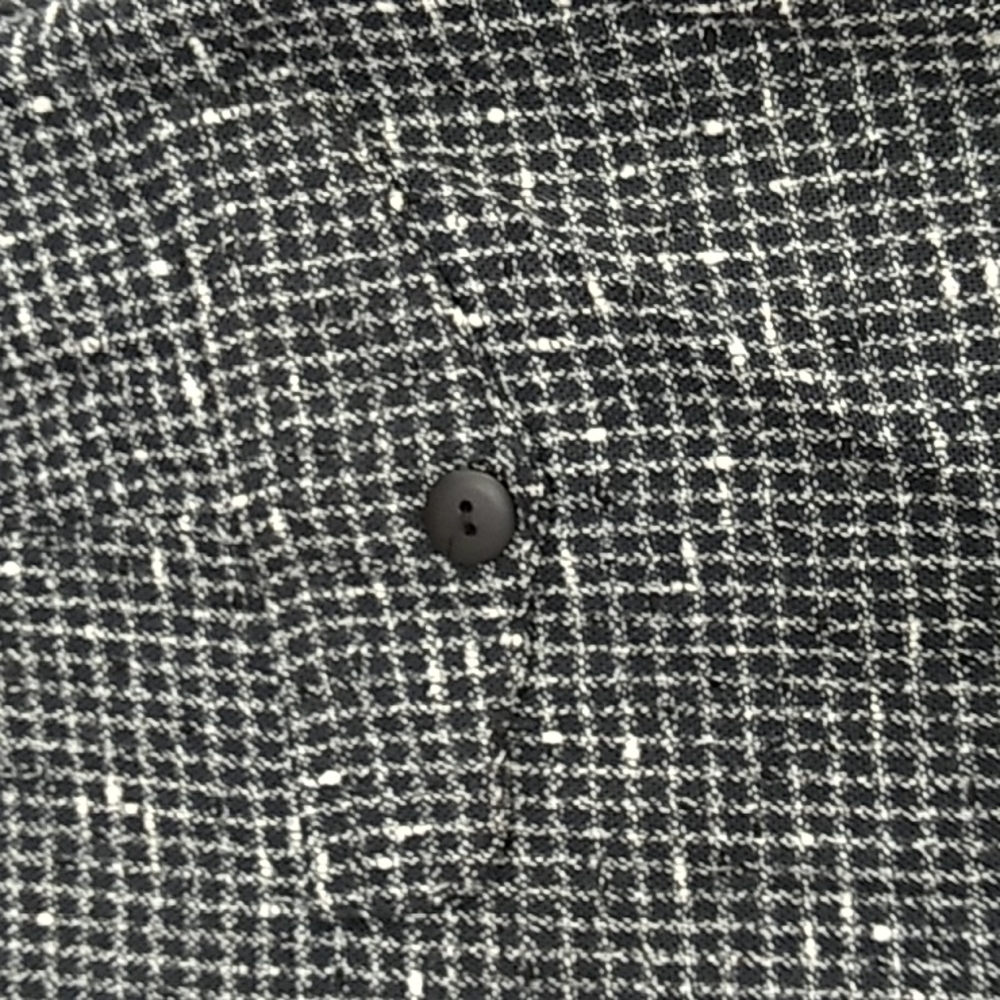 80s Tweed Vintage Skirt with Pleats and Pockets, can wear a Belt with the Skirt - Picture 6 of 8